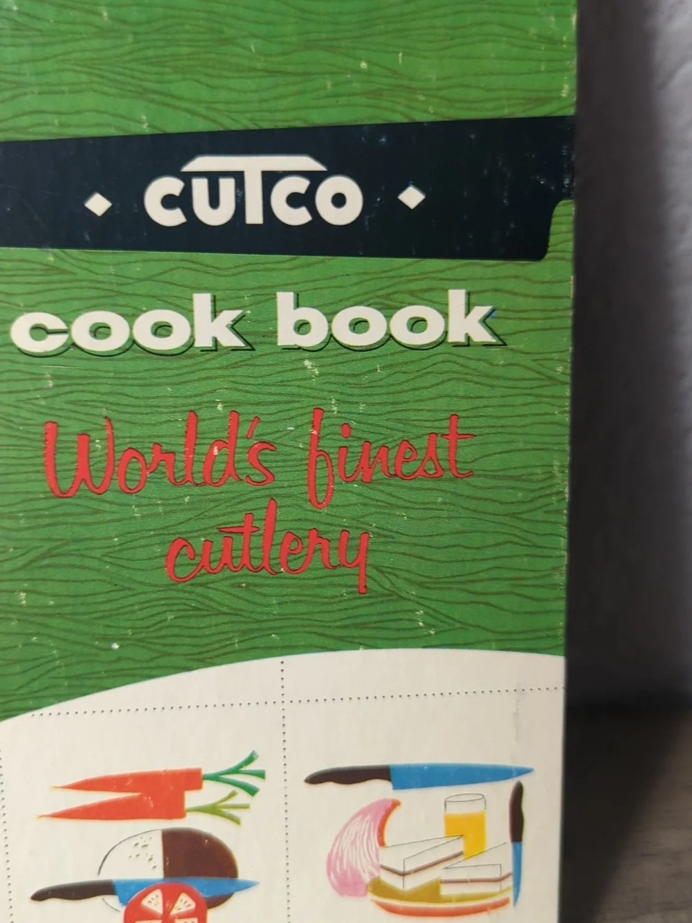 Cutco Cook Book / Worlds Finest Cutlery (Hardcover)